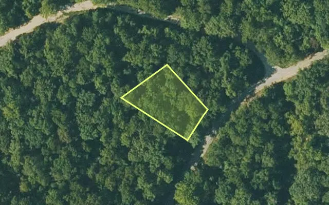 Aerial view of FULTON County parcel 145-11709-000 — Arkansas post-auction with approximate parcel outline