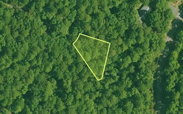 Aerial view of GARLAND County parcel 67021 — Arkansas post-auction with approximate parcel outline