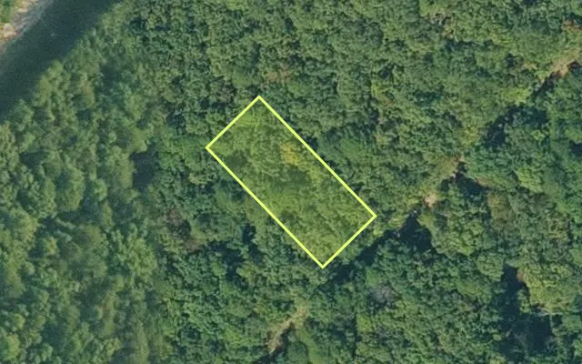Aerial view of VAN BUREN County parcel 4300-01099-0000 — Arkansas post-auction with approximate parcel outline
