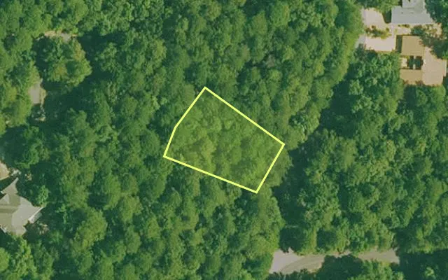Aerial view of GARLAND County parcel 73563 — Arkansas post-auction with approximate parcel outline