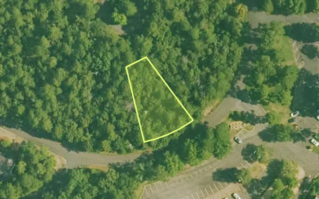 Aerial view of GARLAND County parcel 57135 — Arkansas post-auction with approximate parcel outline