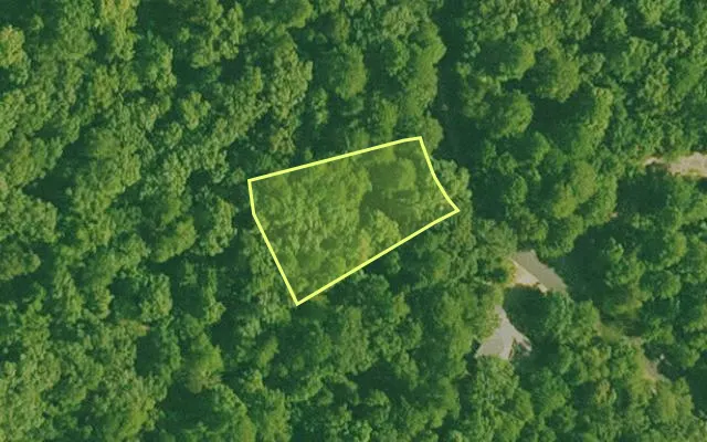 Aerial view of SALINE County parcel 640-00035-000 — Arkansas post-auction with approximate parcel outline