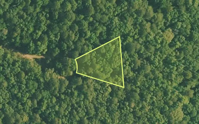 Aerial view of VAN BUREN County parcel 4500-01106-0000 — Arkansas post-auction with approximate parcel outline