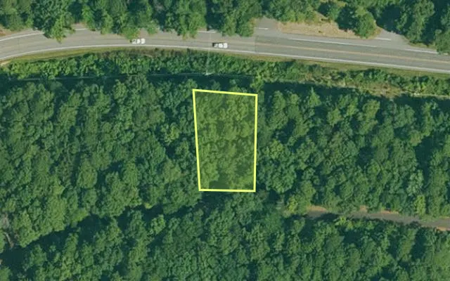 Aerial view of GARLAND County parcel 61949 — Arkansas post-auction with approximate parcel outline