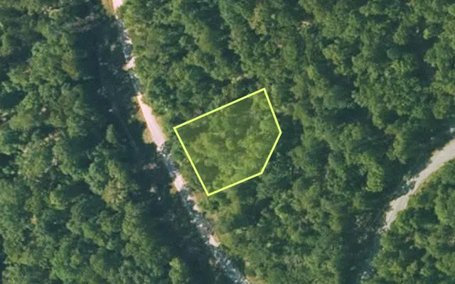 Aerial view of FULTON County parcel 400-21280-000 — Arkansas post-auction with approximate parcel outline