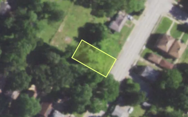 Aerial view of 5425 GOODFELLOW BLVD — vacant lot, St. Louis with approximate parcel outline