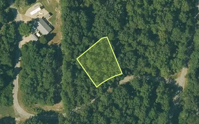 Aerial view of FULTON County parcel 340-18903-000 — Arkansas post-auction with approximate parcel outline
