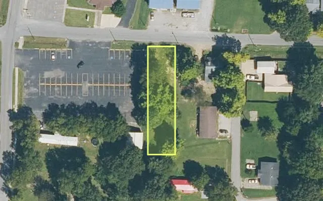 Aerial view of GREENE County parcel 1195-00056-000 — Arkansas post-auction with approximate parcel outline