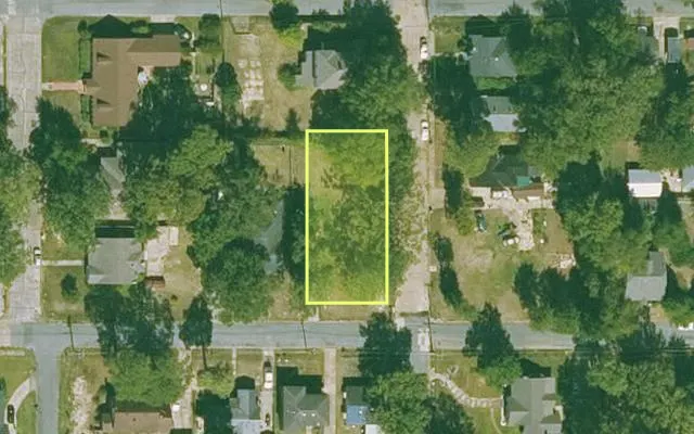 Aerial view of JEFFERSON County parcel 930-55335-000 — Arkansas post-auction with approximate parcel outline