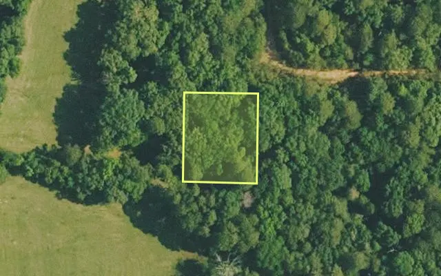Aerial view of VAN BUREN County parcel 4500-02579-0000 — Arkansas post-auction with approximate parcel outline