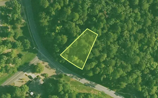 Aerial view of SALINE County parcel 764-00091-000 — Arkansas post-auction with approximate parcel outline