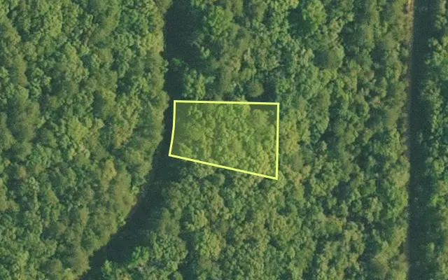 Aerial view of VAN BUREN County parcel 4500-01413-0000 — Arkansas post-auction with approximate parcel outline