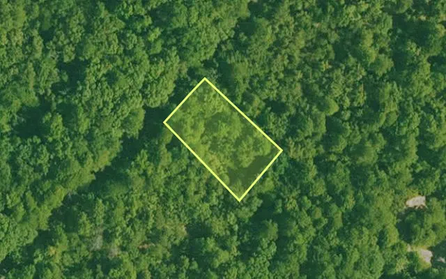 Aerial view of GARLAND County parcel 71587 — Arkansas post-auction with approximate parcel outline