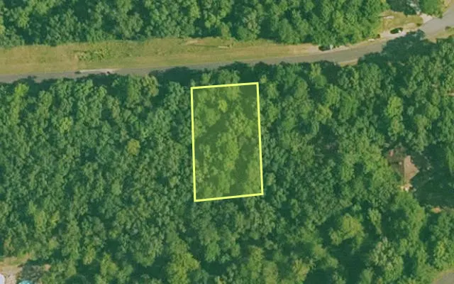 Aerial view of GARLAND County parcel 76691 — Arkansas post-auction with approximate parcel outline