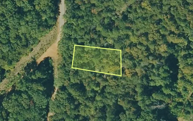 Aerial view of VAN BUREN County parcel 4050-12192-0000 — Arkansas post-auction with approximate parcel outline