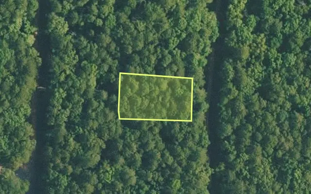 Aerial view of VAN BUREN County parcel 4400-17221-0000 — Arkansas post-auction with approximate parcel outline