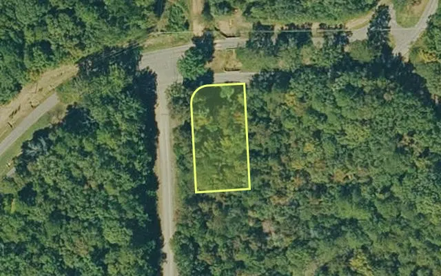 Aerial view of VAN BUREN County parcel 4050-12188-0000 — Arkansas post-auction with approximate parcel outline