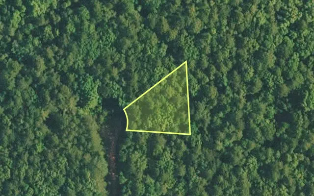 Aerial view of VAN BUREN County parcel 4350-06040-0000 — Arkansas post-auction with approximate parcel outline