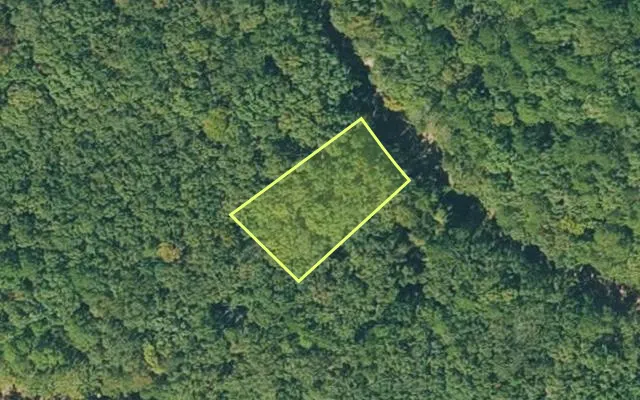Aerial view of VAN BUREN County parcel 4300-02092-0000 — Arkansas post-auction with approximate parcel outline