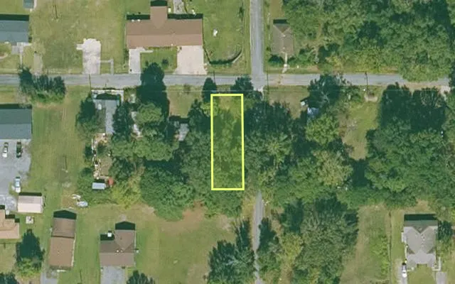 Aerial view of JEFFERSON County parcel 930-39223-000 — Arkansas post-auction with approximate parcel outline