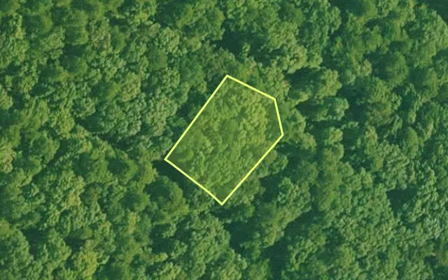 Aerial view of SALINE County parcel 564-00026-000 — Arkansas post-auction with approximate parcel outline