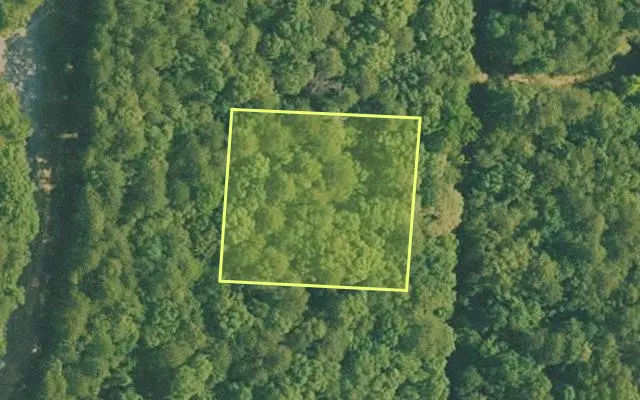 Aerial view of VAN BUREN County parcel 4050-06012-0000 — Arkansas post-auction with approximate parcel outline