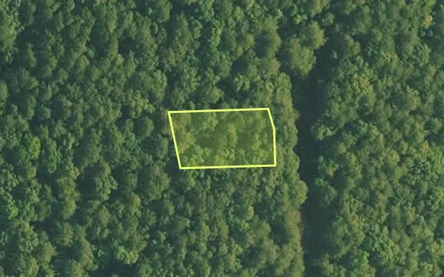 Aerial view of VAN BUREN County parcel 4500-01337-0000 — Arkansas post-auction with approximate parcel outline