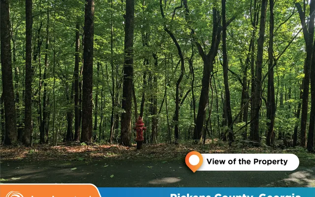 LandCentral listing preview for 0.5 acres in Pickens, GA — 14992