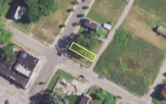 Aerial view of 3002 N NEWSTEAD AV — vacant lot, St. Louis with approximate parcel outline