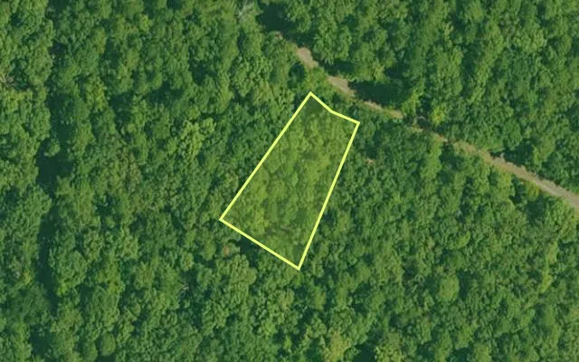 Aerial view of GARLAND County parcel 71251 — Arkansas post-auction with approximate parcel outline