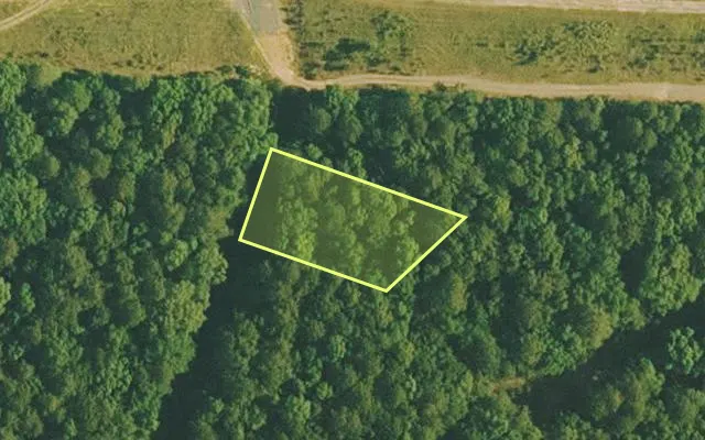 Aerial view of VAN BUREN County parcel 4400-20149-0000 — Arkansas post-auction with approximate parcel outline