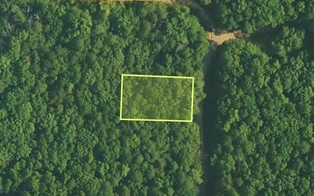 Aerial view of VAN BUREN County parcel 4200-01065-0000 — Arkansas post-auction with approximate parcel outline