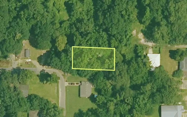 Aerial view of UNION County parcel 02880-00002-0000 — Arkansas post-auction with approximate parcel outline