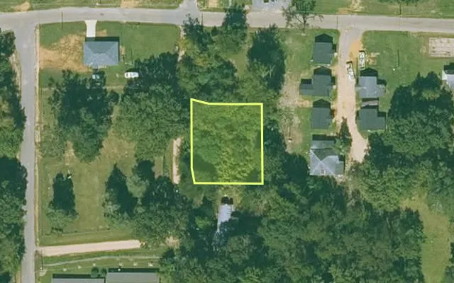 Aerial view of BRADLEY County parcel 731-00192-001 — Arkansas post-auction with approximate parcel outline
