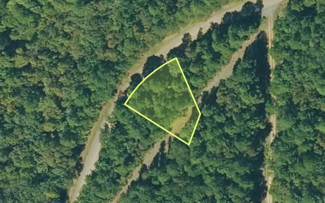 Aerial view of VAN BUREN County parcel 4300-01142-0000 — Arkansas post-auction with approximate parcel outline