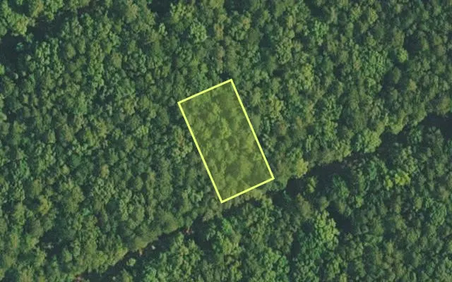 Aerial view of VAN BUREN County parcel 4400-12263-0000 — Arkansas post-auction with approximate parcel outline