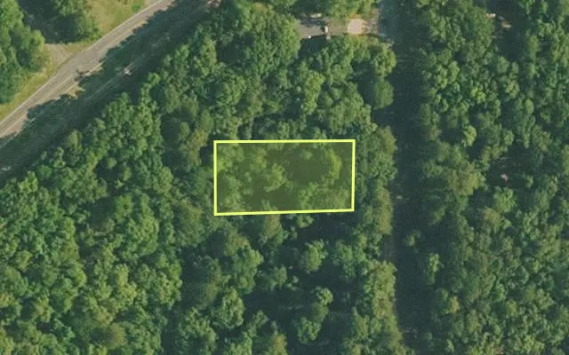 Aerial view of VAN BUREN County parcel 4050-02084-0000 — Arkansas post-auction with approximate parcel outline