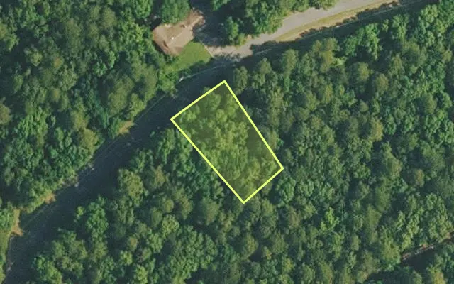 Aerial view of VAN BUREN County parcel 4400-18152-0000 — Arkansas post-auction with approximate parcel outline