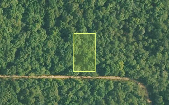 Aerial view of VAN BUREN County parcel 4500-01194-0000 — Arkansas post-auction with approximate parcel outline