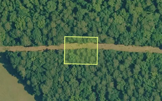 Aerial view of VAN BUREN County parcel 0000-04179-0000 — Arkansas post-auction with approximate parcel outline