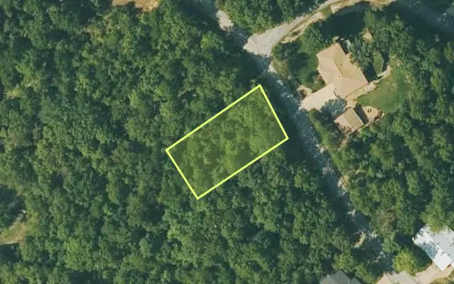 Aerial view of FULTON County parcel 145-11767-000 — Arkansas post-auction with approximate parcel outline
