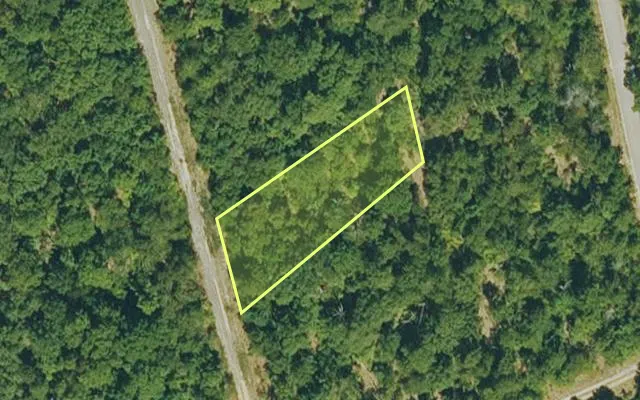 Aerial view of IZARD County parcel 800-14288-000 — Arkansas post-auction with approximate parcel outline
