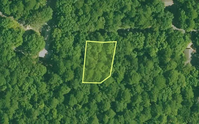 Aerial view of GARLAND County parcel 60144 — Arkansas post-auction with approximate parcel outline