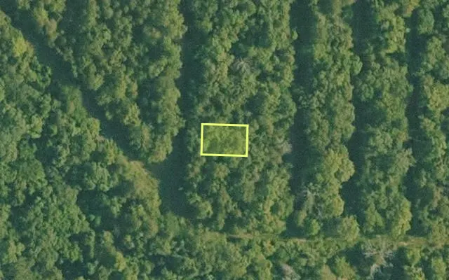 Aerial view of BAXTER County parcel 010-02340-000 — Arkansas post-auction with approximate parcel outline