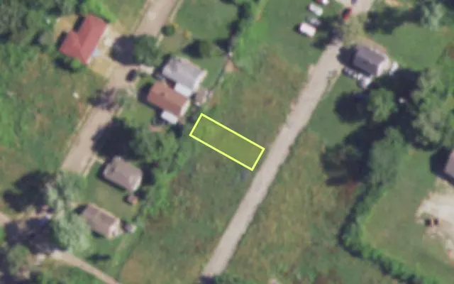 Aerial view of 3039 MARNICE PL — vacant lot, St. Louis with approximate parcel outline