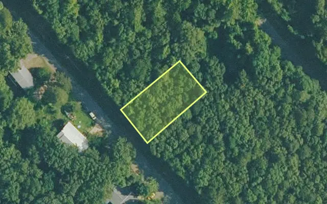Aerial view of VAN BUREN County parcel 4400-06062-0000 — Arkansas post-auction with approximate parcel outline