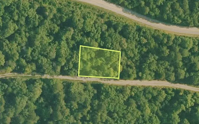 Aerial view of BAXTER County parcel 010-01603-000 — Arkansas post-auction with approximate parcel outline
