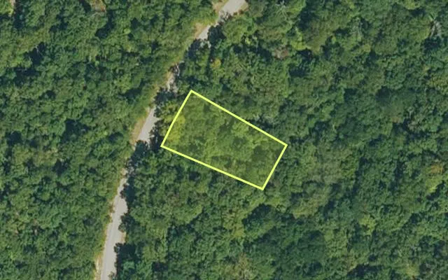Aerial view of IZARD County parcel 800-13959-000 — Arkansas post-auction with approximate parcel outline