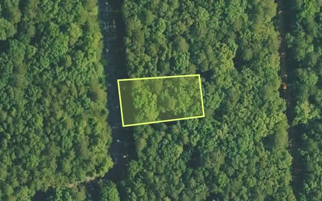 Aerial view of VAN BUREN County parcel 4400-12046-0000 — Arkansas post-auction with approximate parcel outline