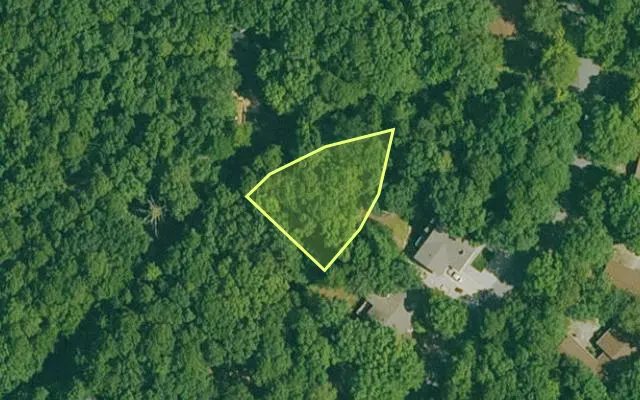 Aerial view of GARLAND County parcel 60999 — Arkansas post-auction with approximate parcel outline